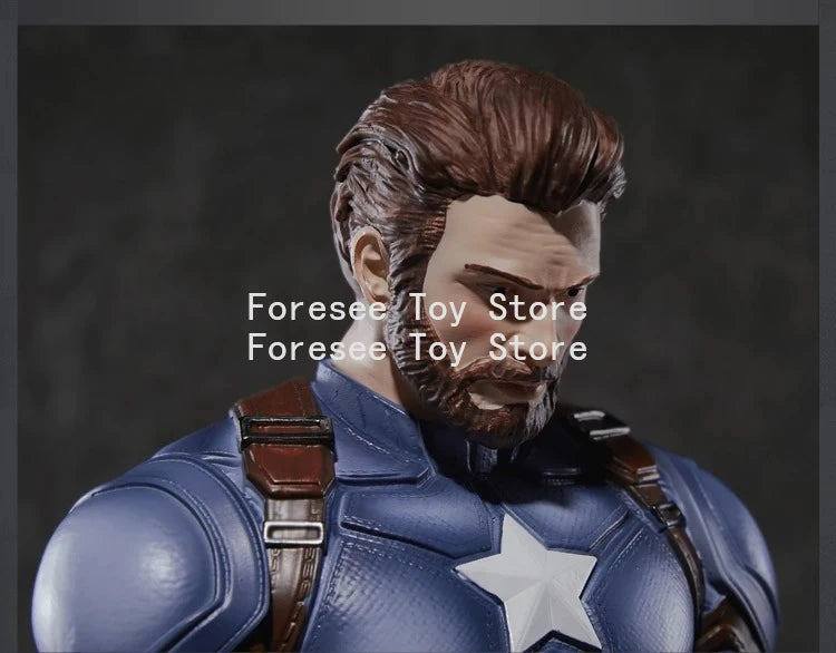 54cm Captain America Figure The Avengers Anime Surroundings Figures Collection Desktop Ornament Decorations Best Gifts for Boys