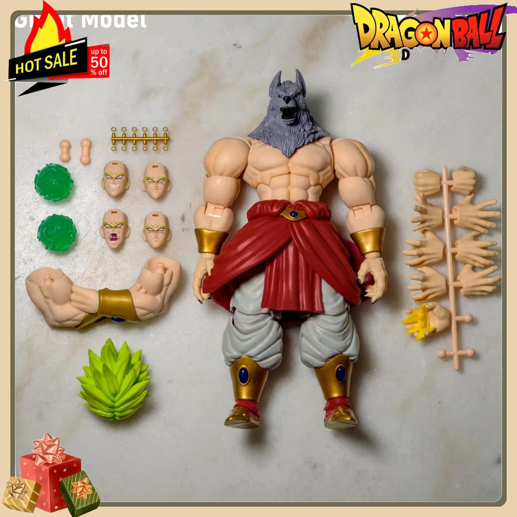 24-hour shipping Dragon Ball Shf Broly Super Saiyan Nordic God 01A 01B 01C B010LB011LB012L Action Figure Toy Collection