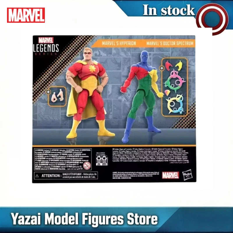 Original Marvel Legends Series Squadron Supreme Marvel's Hyperion and Doctor Spectrum  Action Figure Model Toys Gift