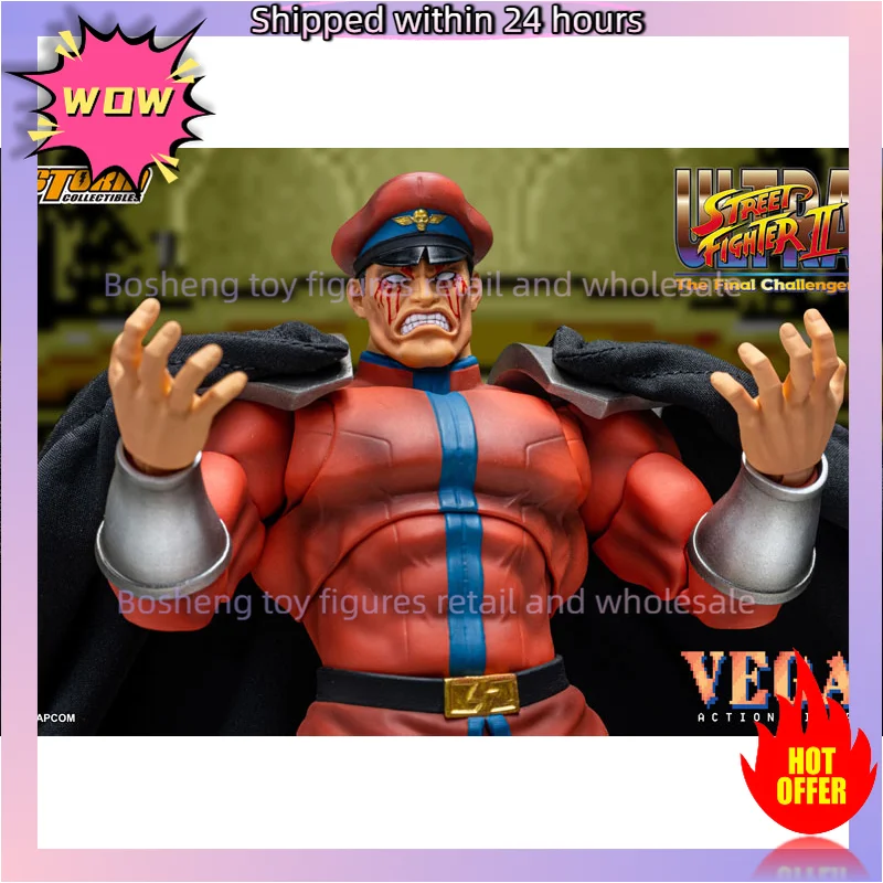 In Stock 100% in Stock Original Storm Toys M. Bison Ultra Street Fighter II The Final Challengers Anime Figures Model Toys Gift