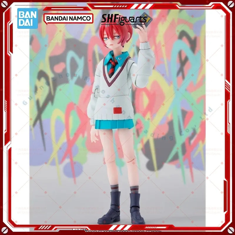 Bandai S.H.Figuarts SHF Gundam GQuuuuuux Nyaan Amate Yuzuriha Machu Anime Full Action Figure Finished Model Kit Toy Gift for kid