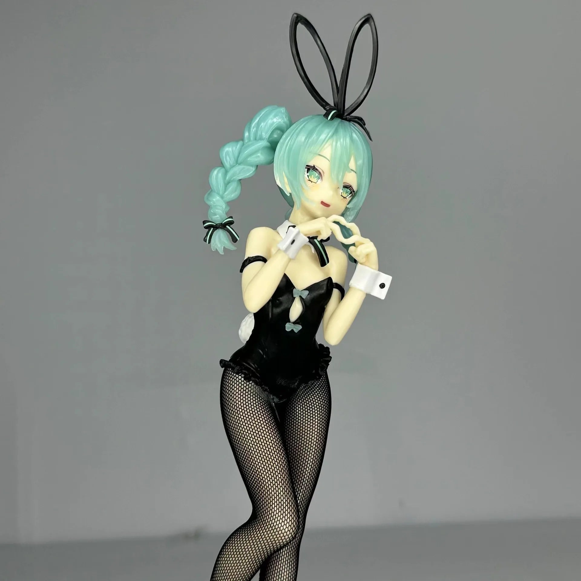 28cm Hatsune Miku Bunny Girl In Stockings Two Kinds Figure Model Statue Boys Collection Desktop Decoration Ornament Toys Gifts