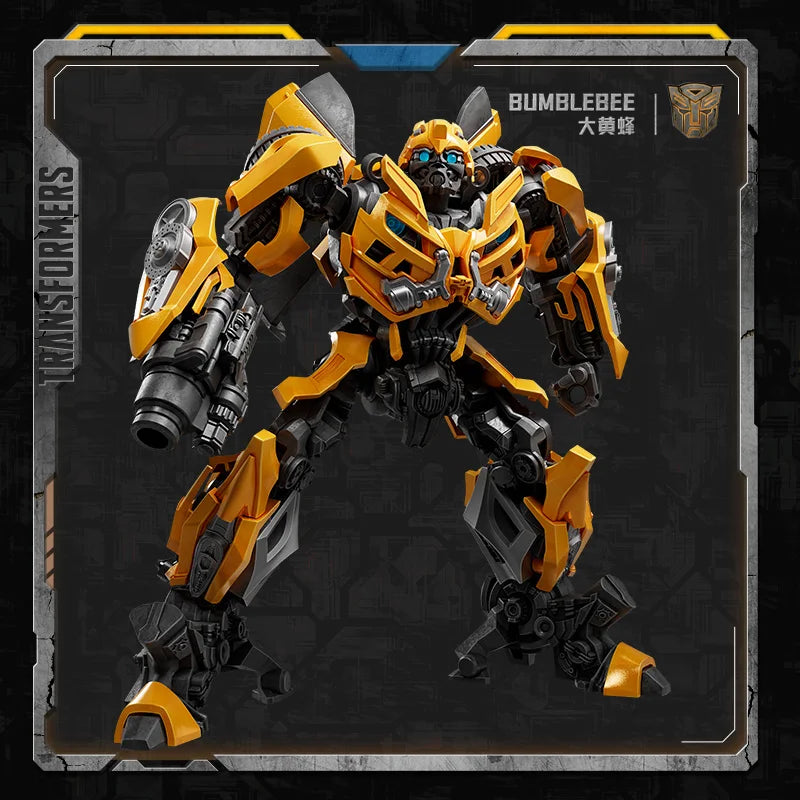BLOKEES Original Transformers Bumblebee Megatron Megatronus CLASS Version Transformation Assembled Action Figure Model Toys Gift