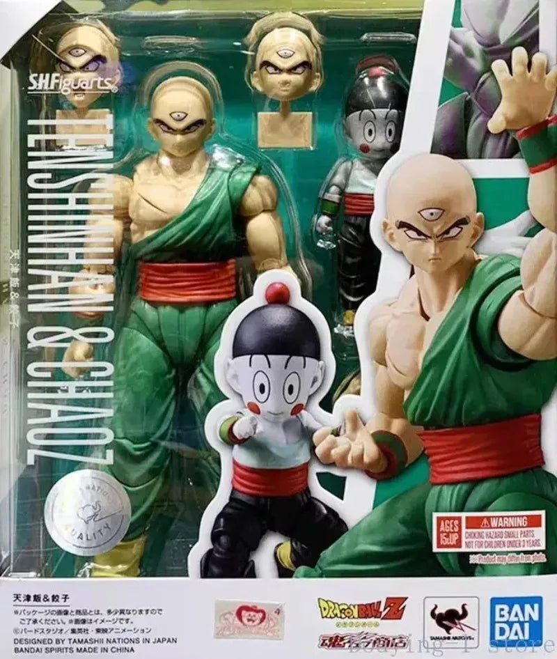Spot SaleIn Stock Original Bandai Shf  Pvc Figuarts Tenshinhan Chaoz Action Figures GiftIn stock