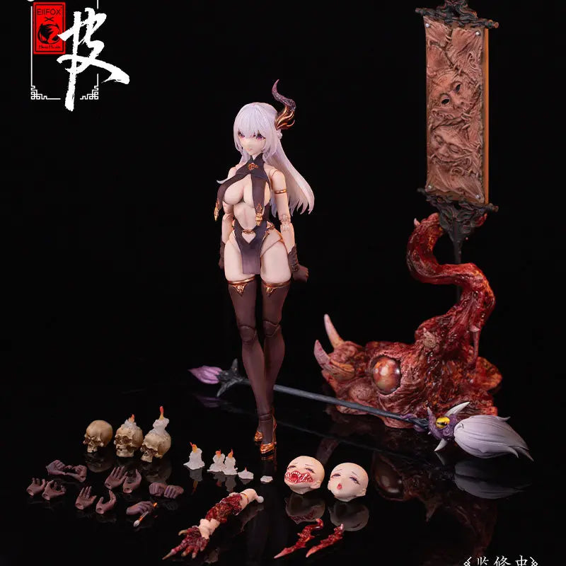 Original BearPanda Painted Skin Action Figure 1/12 Huaxia Gods and Ghosts Series Figurine Collectible Model Birthday Toys Gift