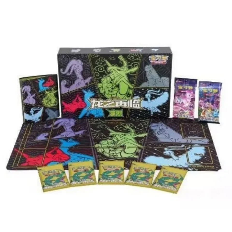 Original PokéM0n Trading Ptcg Cards Game Simplified Chinese 8.0 Charizard Vstar Mewtwo Collect Suit Gift Box Child Gift In Stock