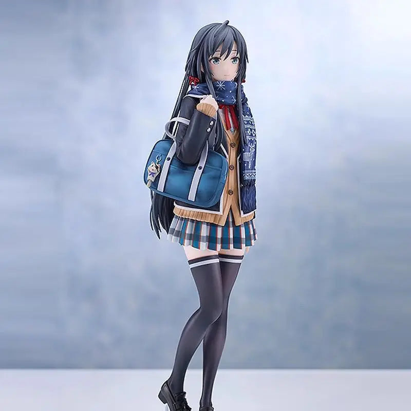 26cm My Teen Romantic Comedy Snafu Yukinoshita Yukino School Uniform Anime Figure Model Statue Collection Decoration Ornament