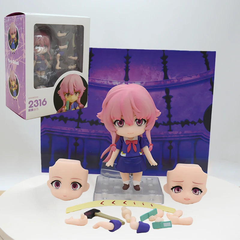 #2316 Mirai Nikki Yuno Gasai Anime Figure Pop Up Parade Future Diary Gasai Yuno Action Figure Collectible Model Doll Toys Gifts