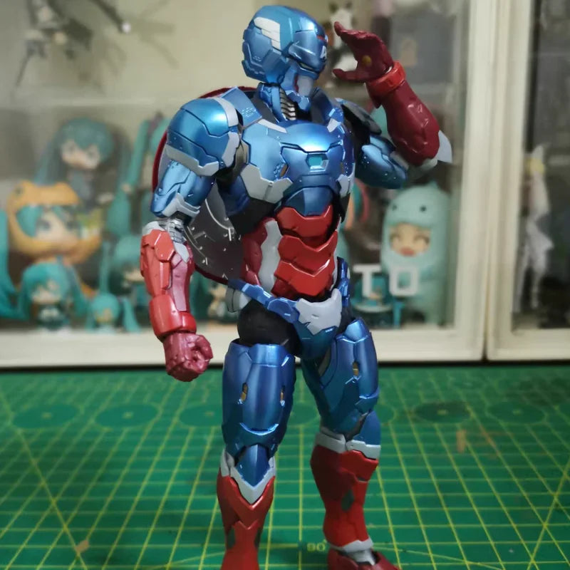 Bandai S.h.figuarts Captain America Iron Man (tech-on Avengers) Marvel Action Figure 15.5cm Collectibles Model Toys New In Stock