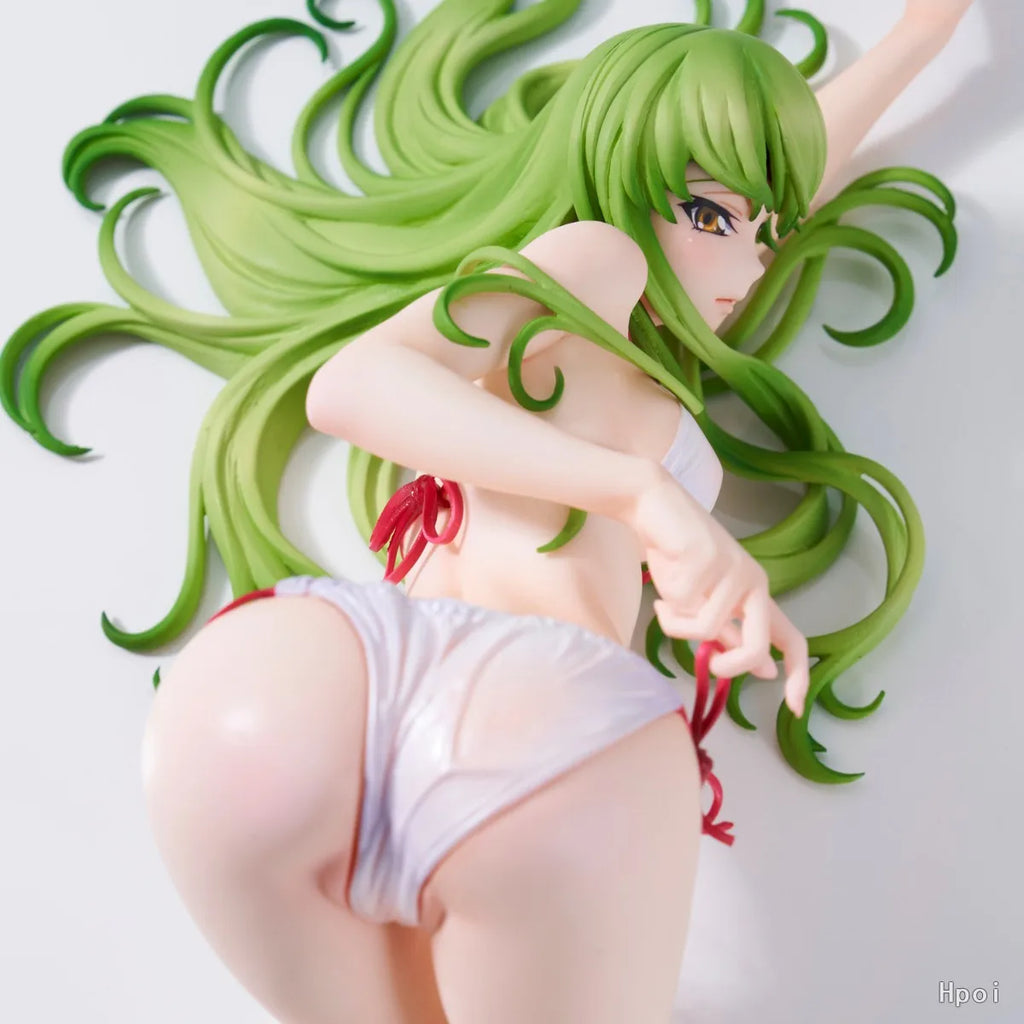 28CM Anime Character C.C. Figure CODE GEASS Lelouch of the Rebellion Toy C.C. Model Doll Swimsuit Ver Action Figure PVC