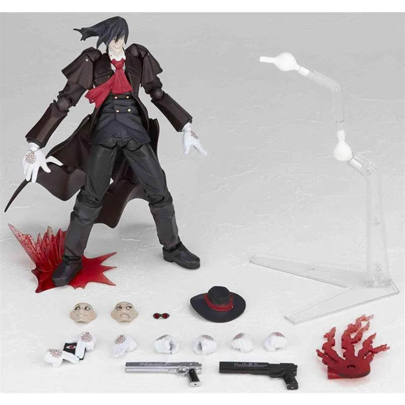KAIYODO Original Authentic Yamaguchi Style 114 Hell Song National Order Knights Alcatel Alucard Mobile Doll Model Handmade Toy
