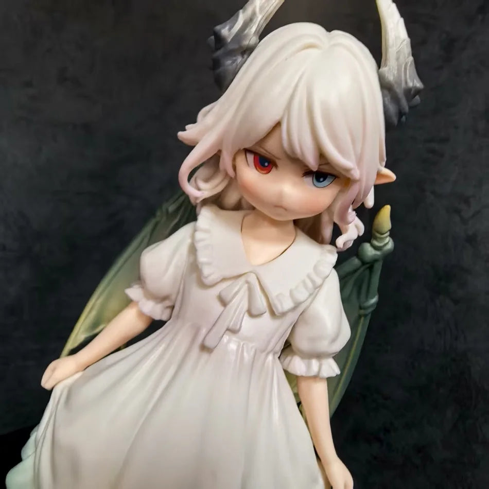 Hot sale Angry Dragon Girl Figure GK Original Beauty Girl Loli Anime 2D Model Desktop Chassis Ornaments Peripherals