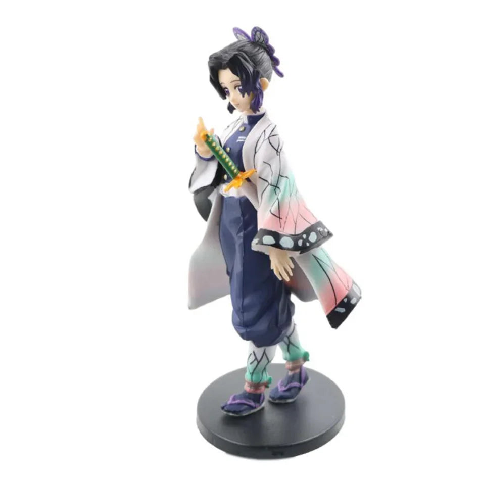 Anime Demon Slayer Action Figures Kimetsu No Yaiba Shinobu Nezuko “PVC” Dolls Model Collection Ornaments Japan Derivatives Toys