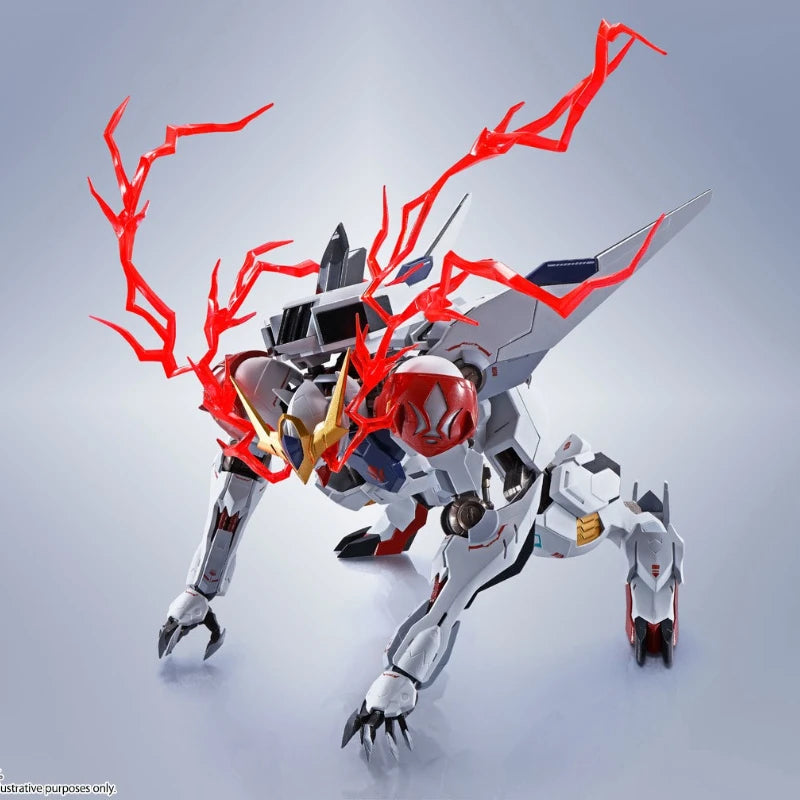 BANDAI Original MR Series ASW-G-08 Gundam Barbatos Lupus Anime Action Figure Assembly Desktop Ornament Toys Collectible Model