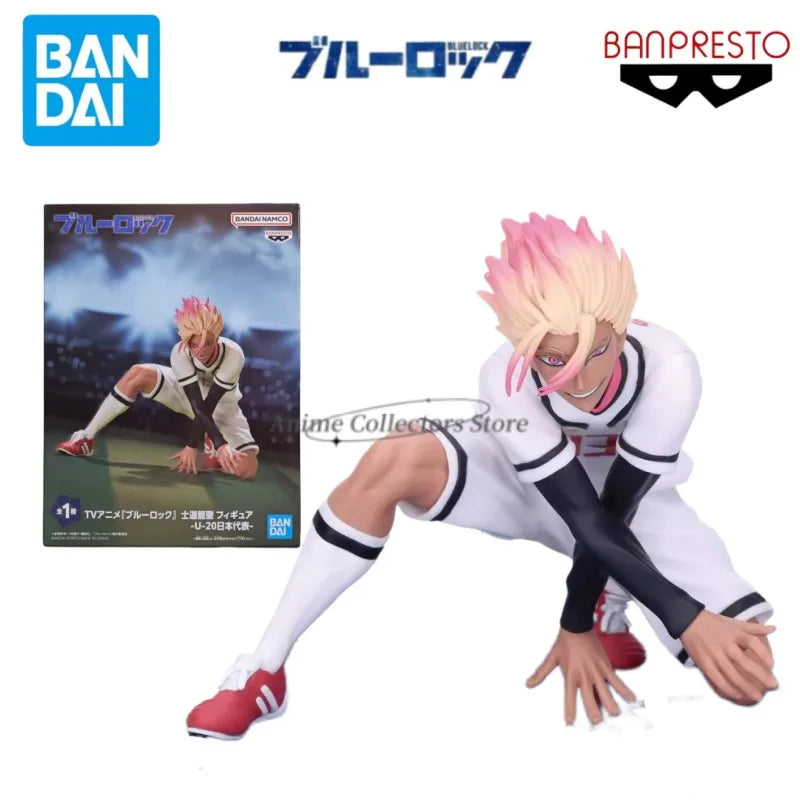 Original Bandai BLUE LOCK Nagi Seishiro Rin Itoshi Isagi Yoichi Itoshi Sae Chigiri Hyoma Shidou Ryuusei Anime Action Figure Toys