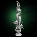 50mm 75mm 90mm Wisteria Lady Resin Model 3D Printed DIY Coloring Figurines Unassembled and Uncolored Miniatures Model