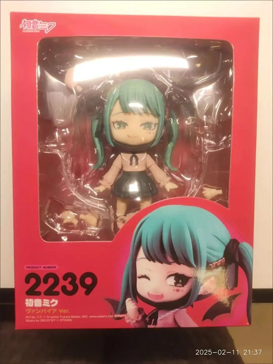 Kawaii Hatsune Miku Vampire Gsc 2239 Anime Action Figure Model Desktop Ornament Toys Collect Girl Birthday Gifts