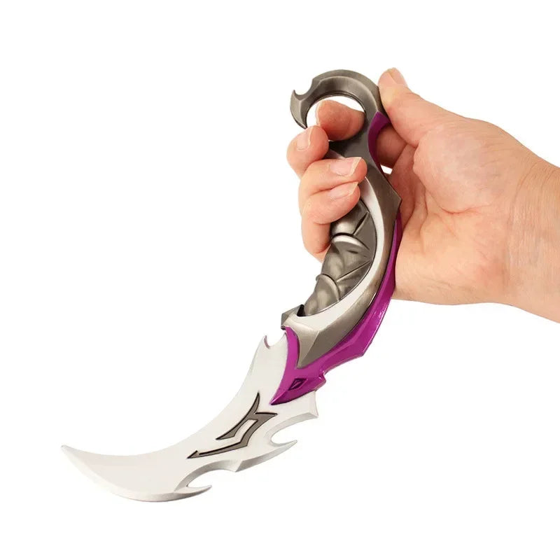 22cm Valorant Game Peripheral Weapon Keychain Large Size Reaver Karambit The Secret Society of The Shadow Weapon Model Boys Toys