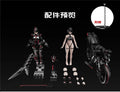 In Stock Yubo Wenchuang 1/12 Battle Rider Goddess Shako Plastic Model Kit  Motorcycle Mechanized Assembly Model Toys Gifts