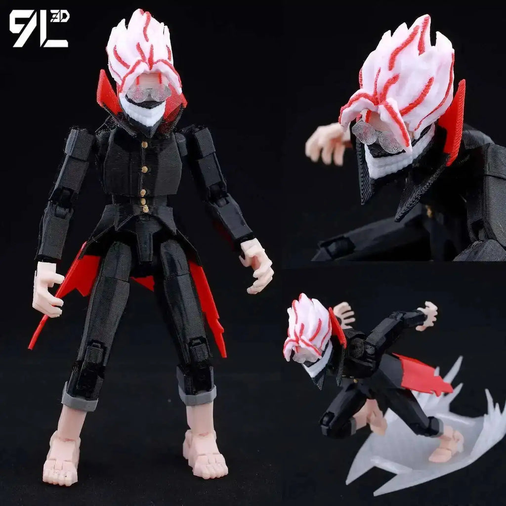 9L3D Dandadan Heroes AyaseMomo Dantalian LUCKY13 Titan13 Multi-Jointed T13 Dummy13 Anime Action Figure Sammlerspielzeug Geschenke