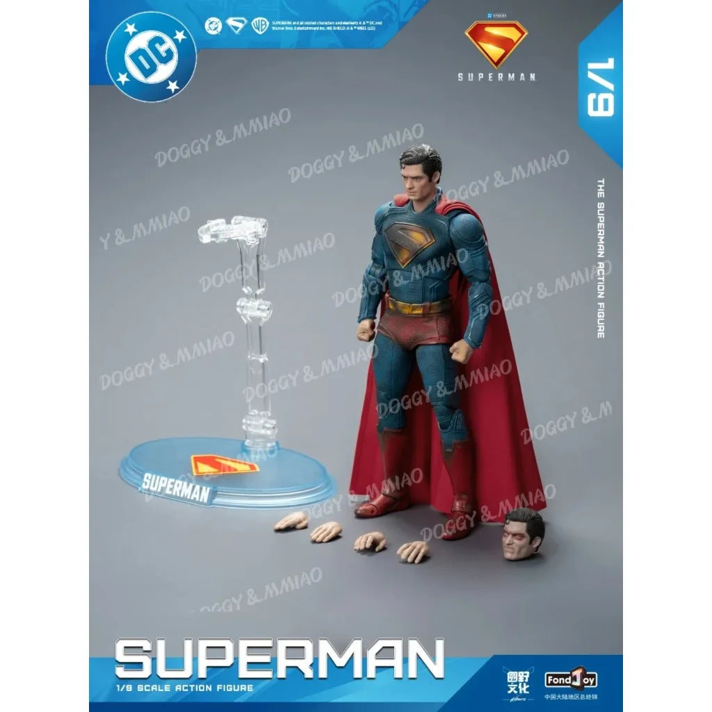 2025 NEW Fondjoy Toys 19cm 1/9 DC Justice League Battle Damaged Superman Action Figure Movie Superman Multiverse Model gift