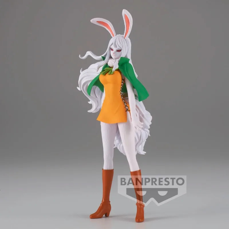 Auf Lager Bandai BANPRESTO One Piece DXF Die Grandline Lady Wano Country Carrot Wanda Anime Actionfigur Spielzeugmodellsammlung