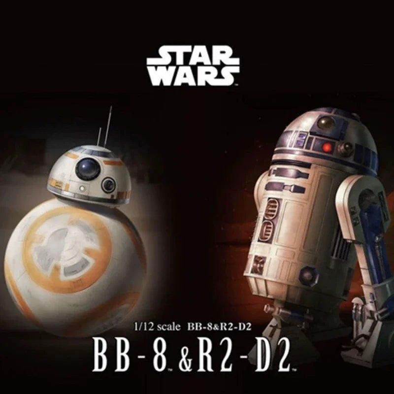 Film Star Wars BB8 R2D2 Action Figure Assembly Aerospace Mechanic Robot Model for Kids Collectible Toys Fans Christmas Gifts
