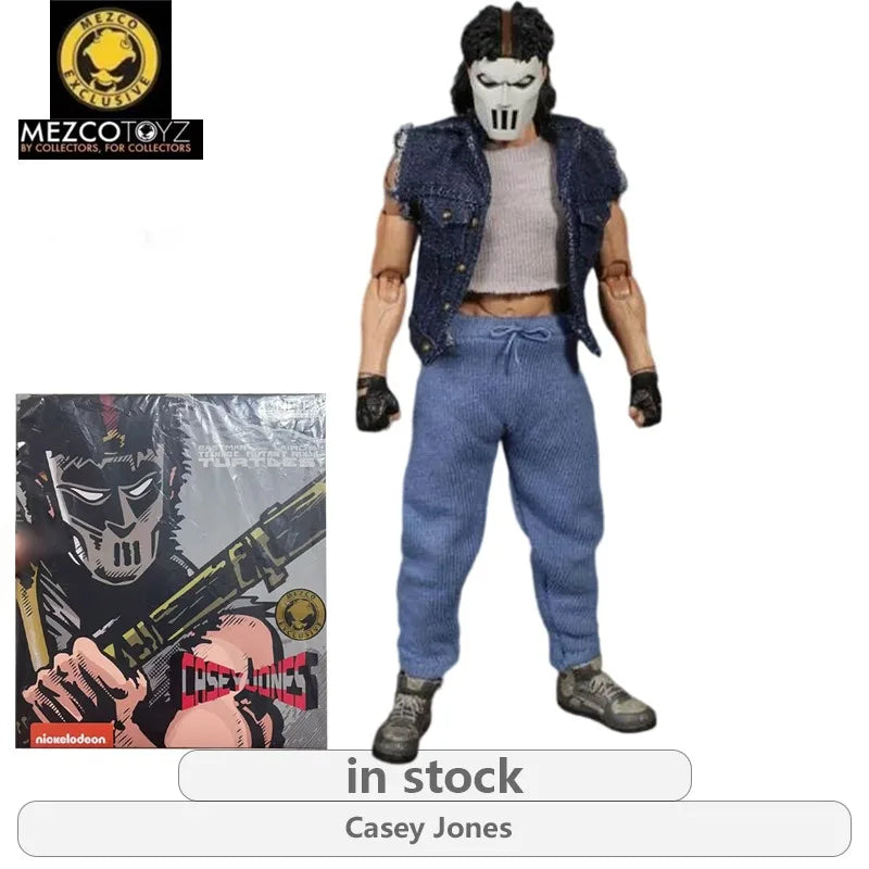 Mezco Toyz Original Teenage Mutant Ninja Turtles Series Casey Jones Anime Action Figure Model Toys Movable Model Gifts Fo Boys