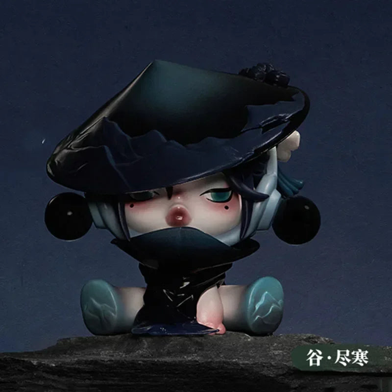 POP MART SKULLPANDA The Ink Plum Blossom Series Blind Box Mystery Box Guess Bag Toys Doll Cute Anime Figure Desktop Ornaments