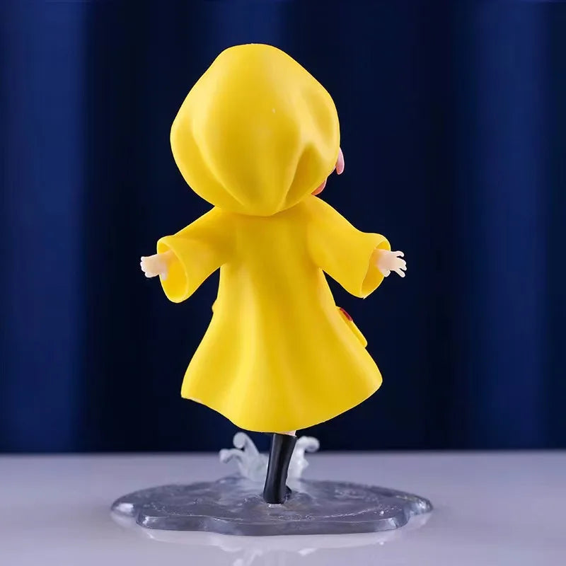 12.5CM Anime Spy × Family Anya Forger Figure Raincoat Model Toy Summer Dress Up Anya Gift Collection Action Figure