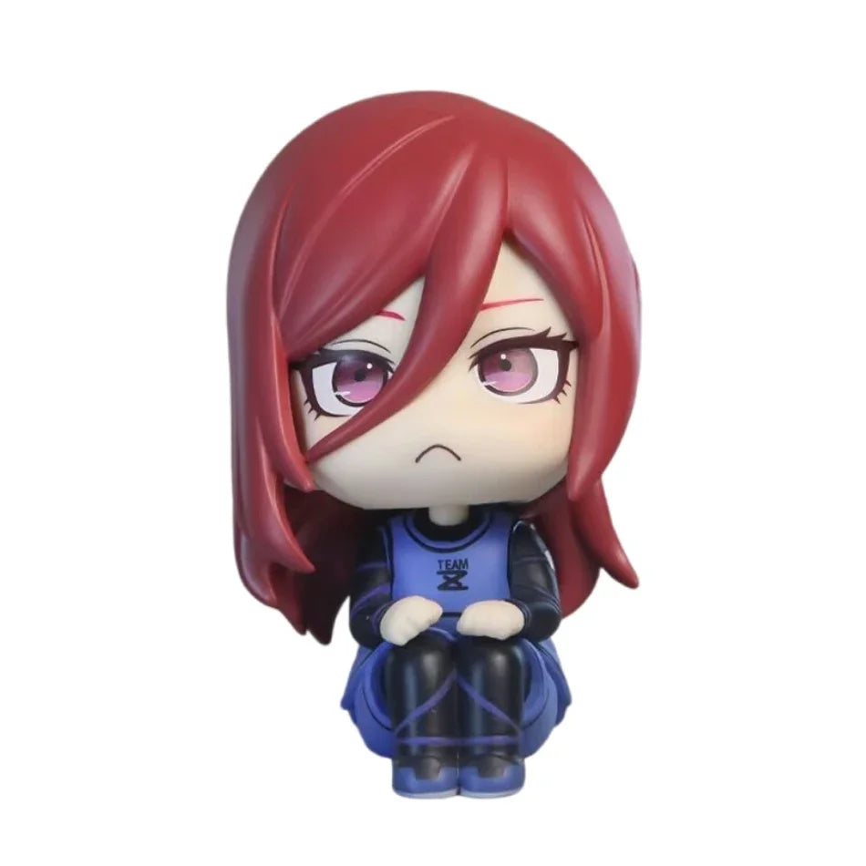 Action Figures Anime Figure Q Version Figurine PVC BLUE LOCK Isagi Yoichi Bachira Meguru Collectible Model Kids Doll Toys Gifts