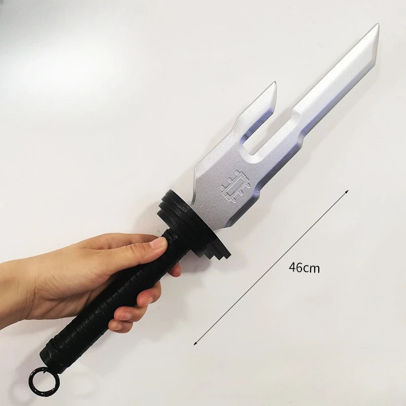 50 cm/19,68 Zoll Jujutsu Youyun Dreiteiliger Stock Anime Peripheriegeräte Echte Größe Japanische Katana Cosplay Waffe Requisiten Ornament Spielzeug
