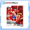 Bandai Genuine One Piece Model Kit Anime Figures SHF Monkey D Luffy Romance Dawn Action Figure Collection Model Kids Toys Gifts
