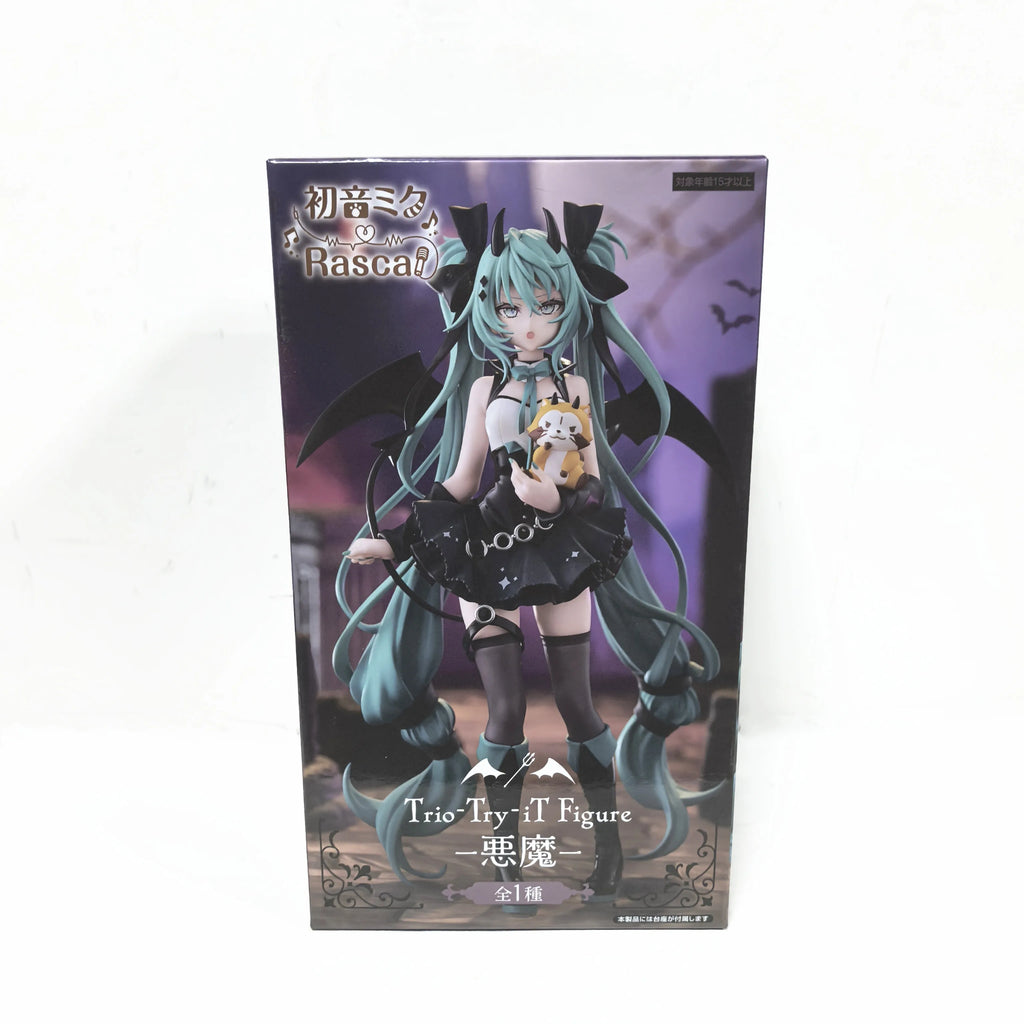 Original FuRyu Trio-Try-iT Hatsune Miku Rascal the Raccoon Anime Figure Toys PVC Model Collection Action Figurine Doll Gift