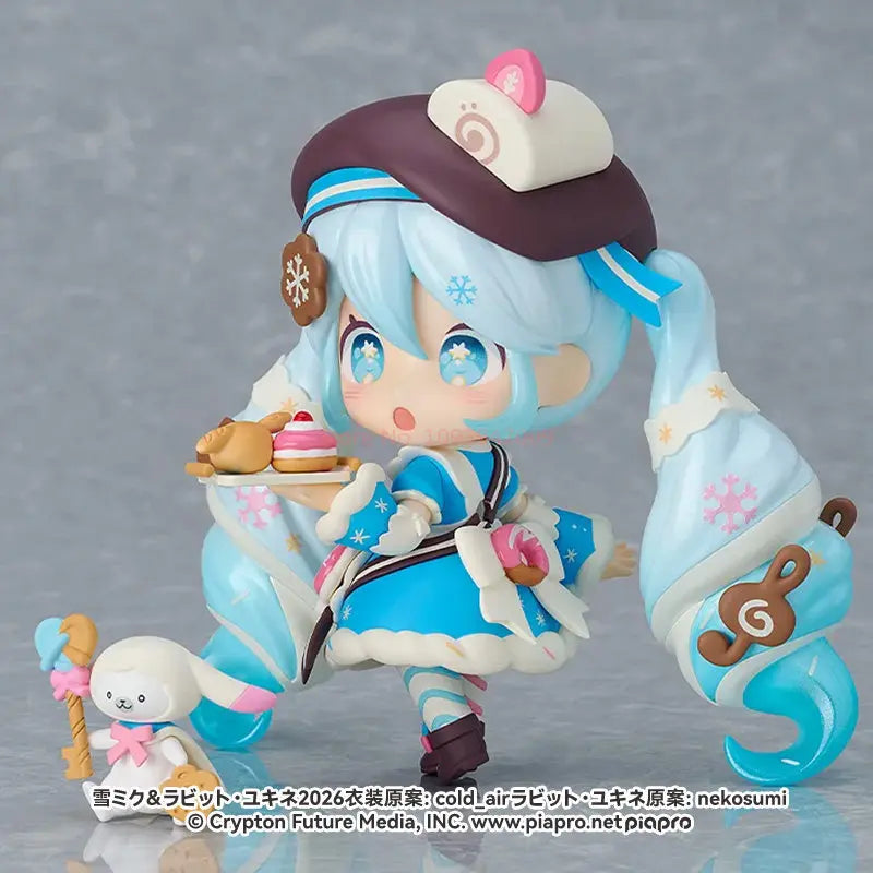100% Genuine Hatsune Miku Snow Miku Sweet Snow Ver Official Limited Deposit Collectible Anime Figure