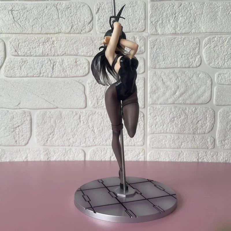 In Stock 30cm Anime Mai Sakurajima Bunny Girl Action Figure Sexy Bunny Girl Figure Adult Collection Model Doll Toys Gift