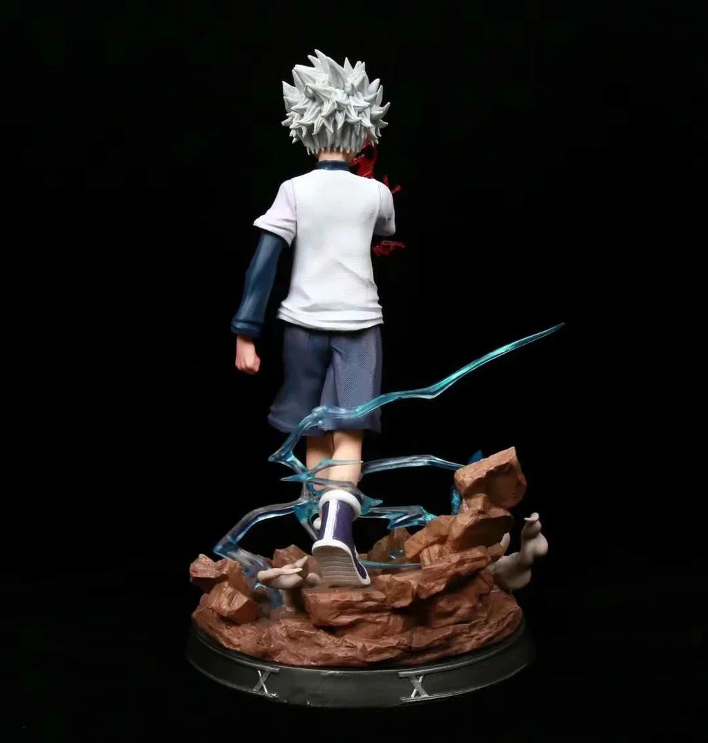 27cm Hunter×Hunter Figure Killua Zoldyck Anime Figures Figurine Model Pvc Statue Doll Collection Desk Decoration Toys Kids Gifts