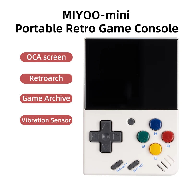 Tragbare Retro-Handheld-Spielkonsole 2,8 Zoll IPS-Bildschirm Videospielkonsolen Linux-System Klassischer Gaming-Emulator