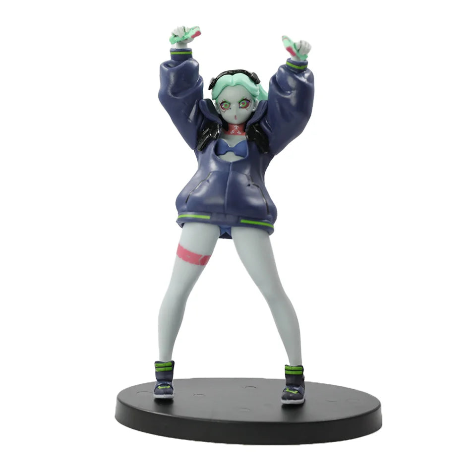 Anime-Spiel Cyberpunk: Edgerunners 17–22 cm Lucy Rebecca David Martinez Mond Actionfigur Spielzeug Anhänger Weihnachtsgeburtstagsgeschenk