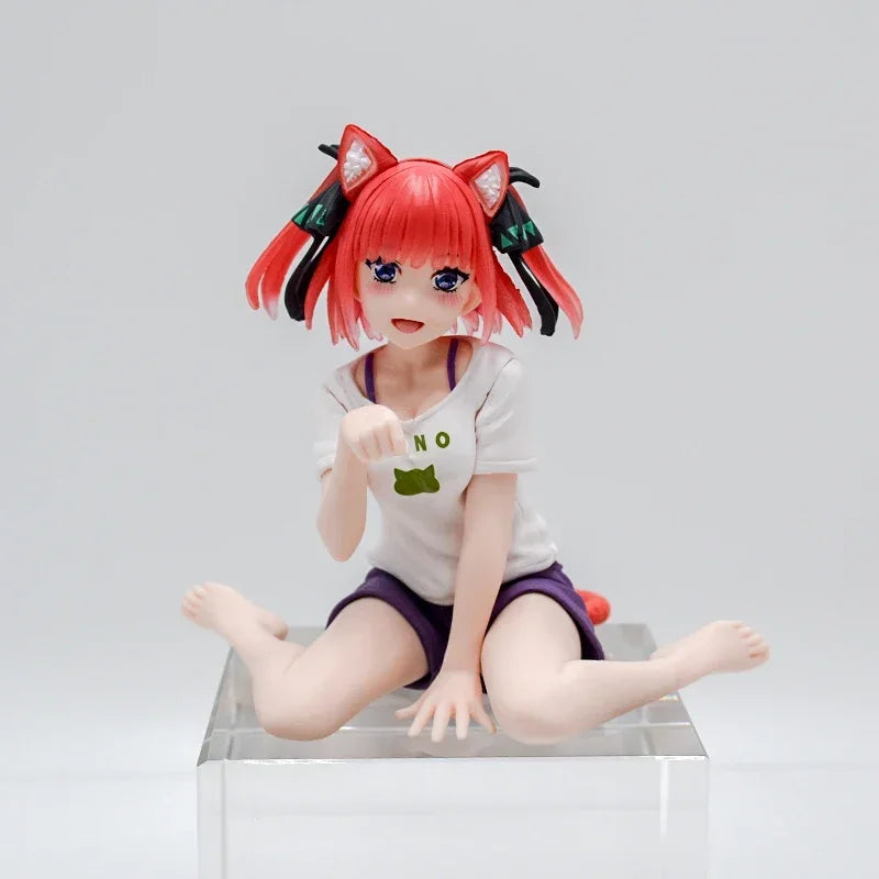 26cm The Quintessential Quintuplets Anime Girl Figure Miku Nakano Action Figure Ichika/Nino Nakano Figurine Model Doll Toys Gift