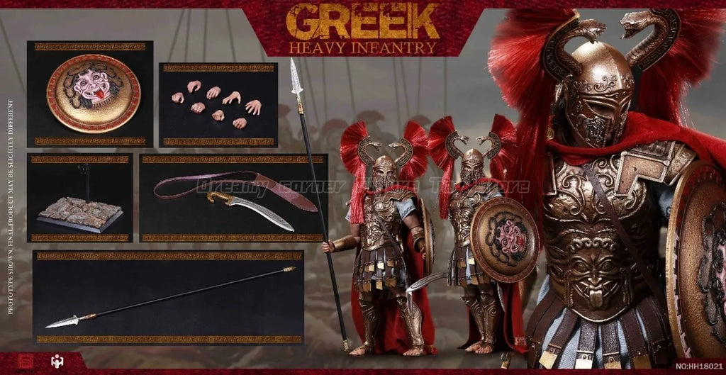 【In Stock】HHMODEL HAOYUTOYS HH18021 Imperial Legion Greek Heavy Infantry 1/6 Action Figure Toy Model Collection Ornament