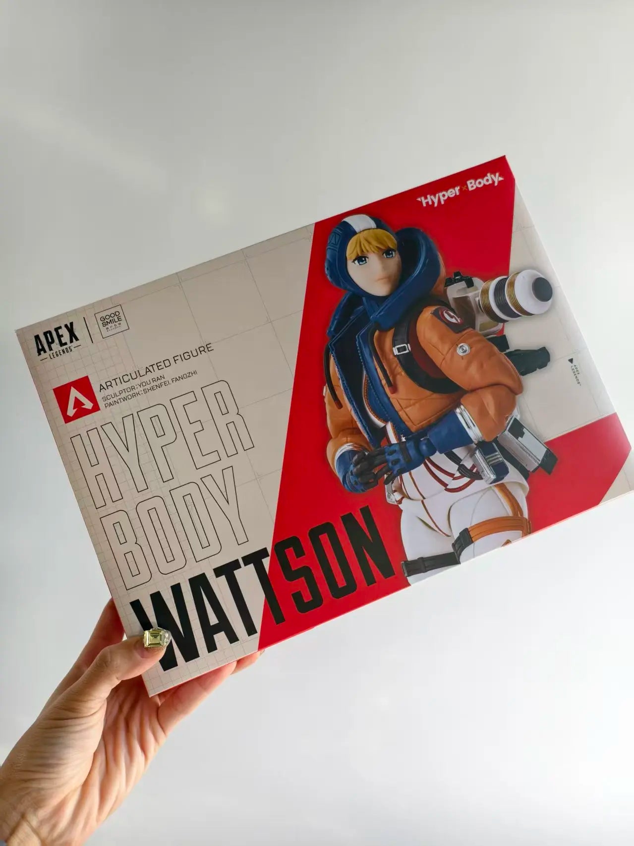 -In Stock Original GSC Hyper Body Apex Legends Hyper Body Wattson 15cm Animation Action Figure Model New Product