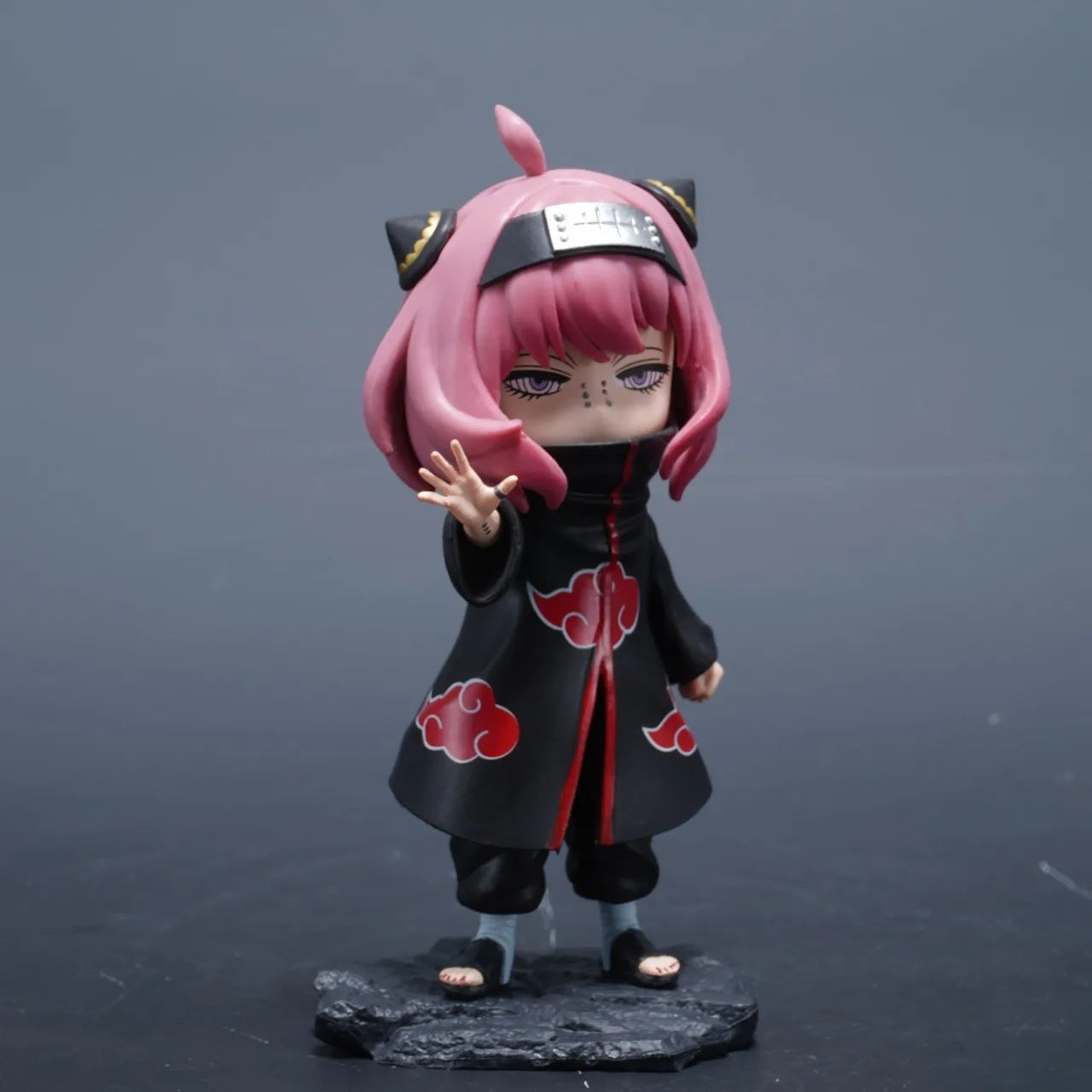 Anime Anya Spy×family Anya Forge Figures Cos Uchiha Itachi and Pain Figurine Model Naruto PVC Cute Collection Toys Birthday Gift
