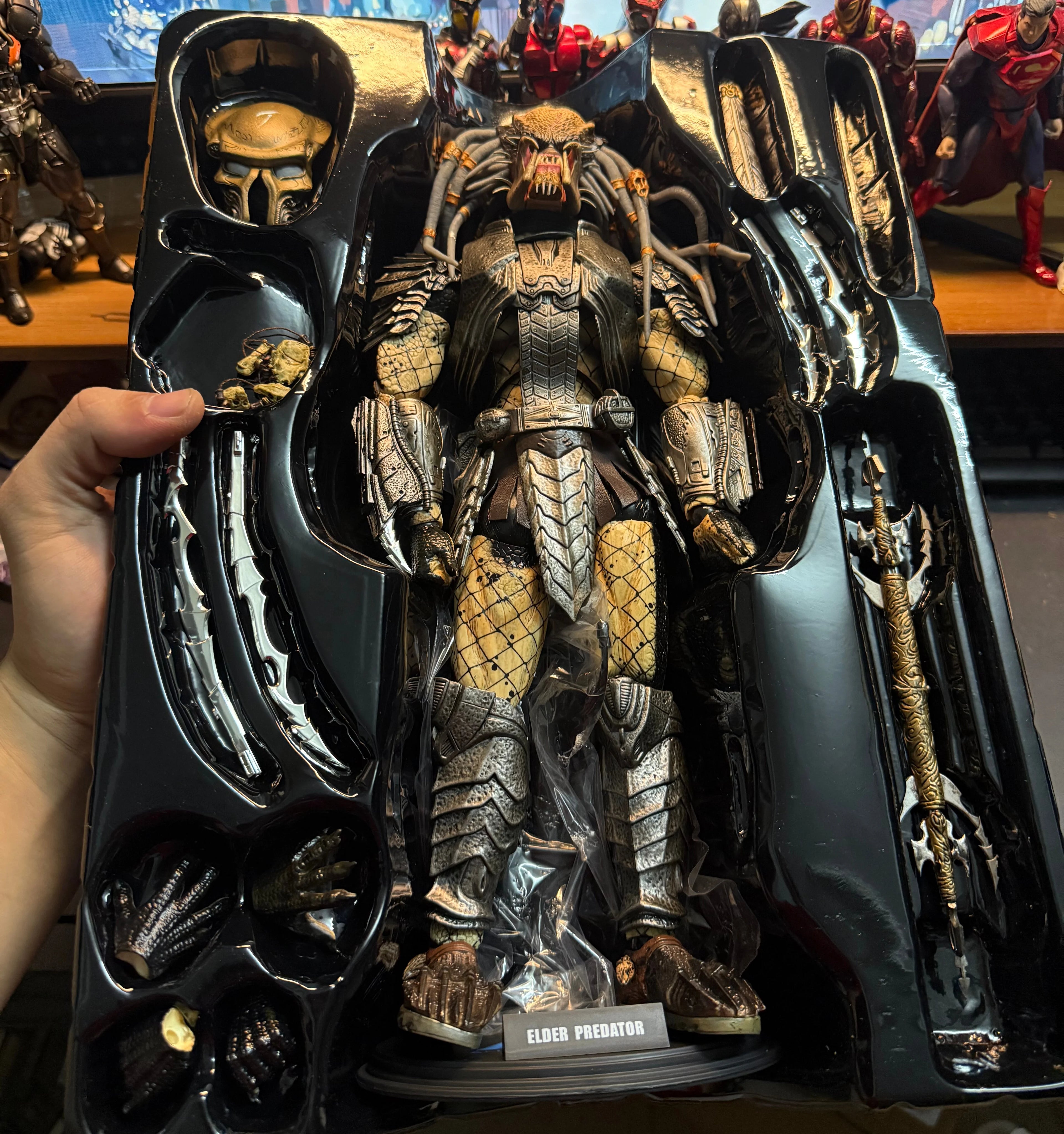 HC Predator 2018 Edition Scar Hunter Fugitive  Action Figure Model desktop decoration Collectible Gift toy