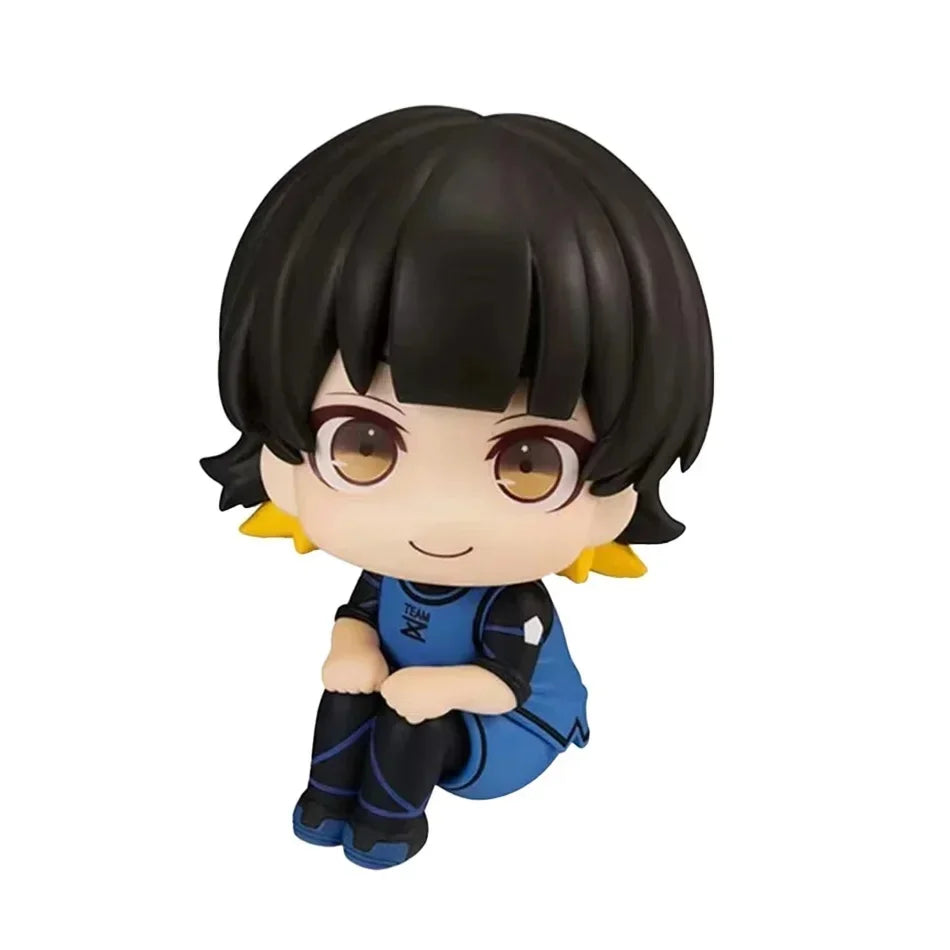 BLUE LOCK Action Figures Isagi Yoichi Bachira Meguru Anime Figure Q Version Figurine Collectible Model Children Toys Doll Gifts