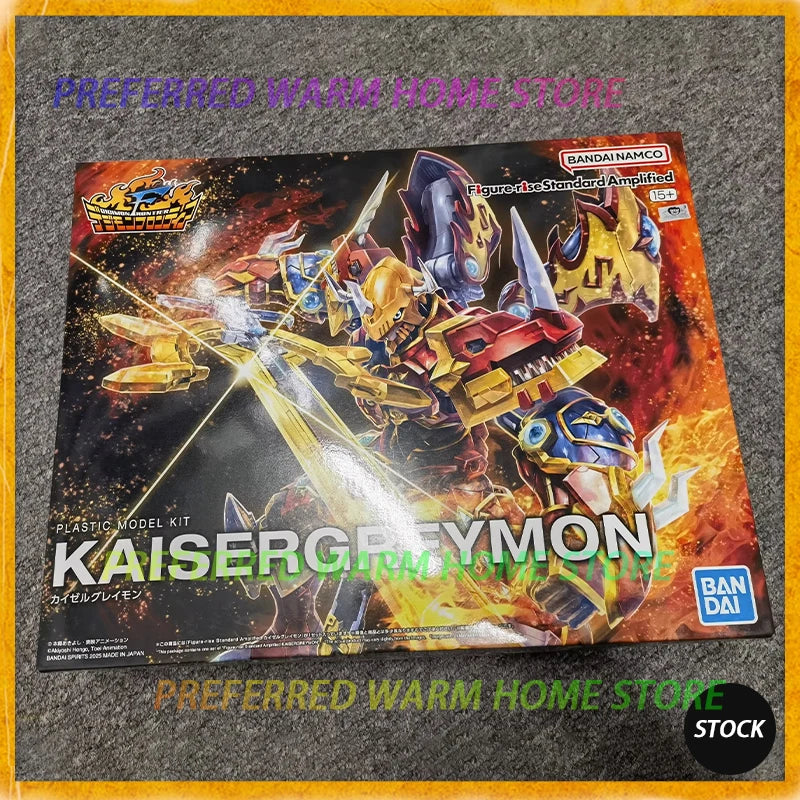 In Stock BANDAI FRS Kaiser Greymon Assemble Model Toys FIGURE-RISE Digimon Frontier KAISERGREYMON Digimon Adventure