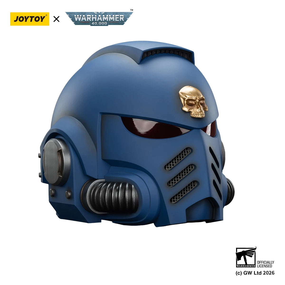 JOYTOY Warhammer 40k 1/18 Action Figures Ultramarines Captain MkX Helmet & Display Stand