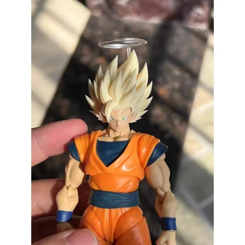 In Stock DKO TOYS Dragon Ball Z Action Anime Figure SHF SSJ2 Super Saiyan 2 Son Goku Broly Heads Accessories Headsculpt Toys