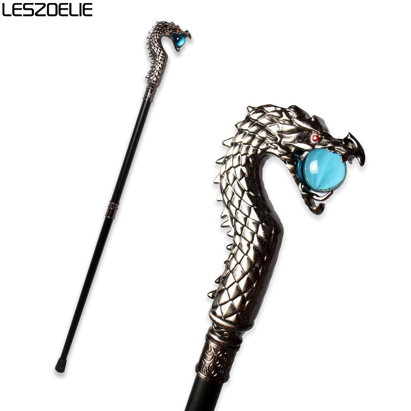 10 Colors Dragon-Head Fashion Walking Cane Men And Women Walking Stick Luxury Decorative Party Cane Vintage Walking Stick