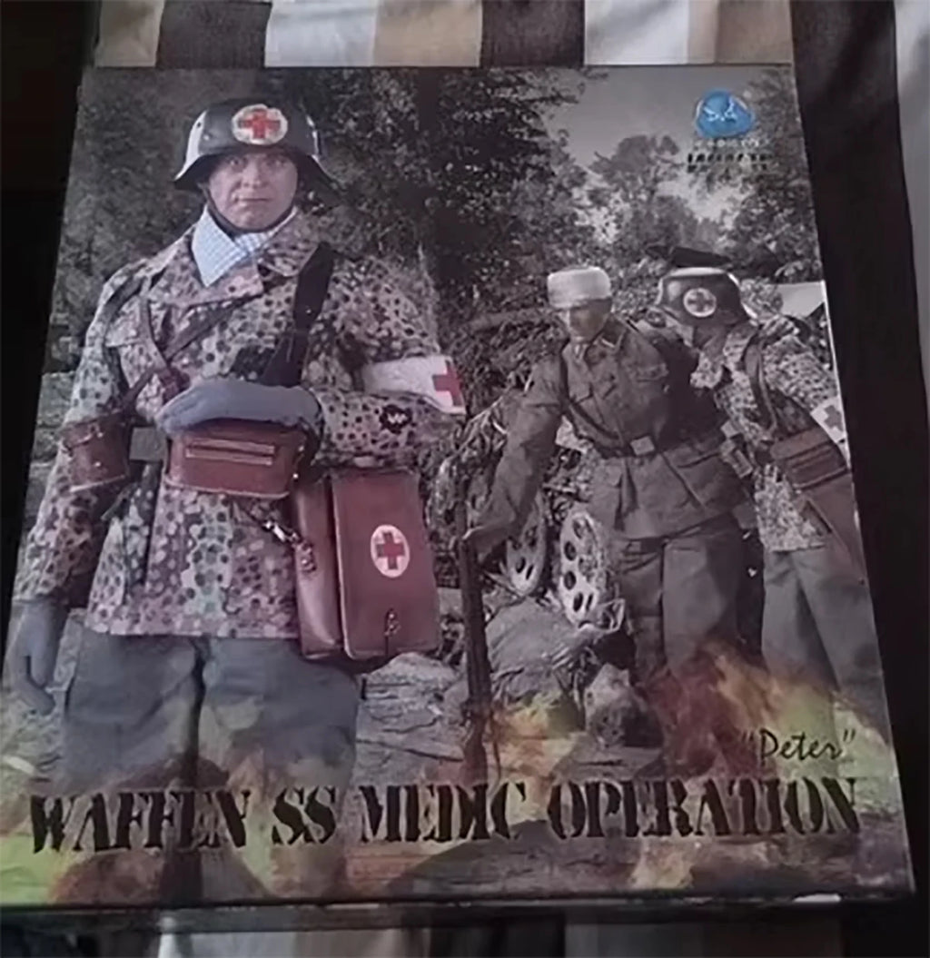 DID D80100 1/6 SS Medic Operation Peter 12'' Male Soldier Military Action Figure Full Set Collectible Model Toys Gift